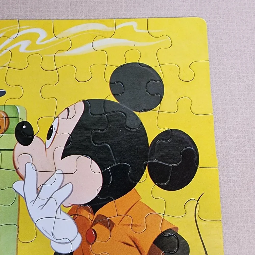 Vintage 80s Whitman Disney‎ Mickey Mouse birthday party 100 large piece puzzle